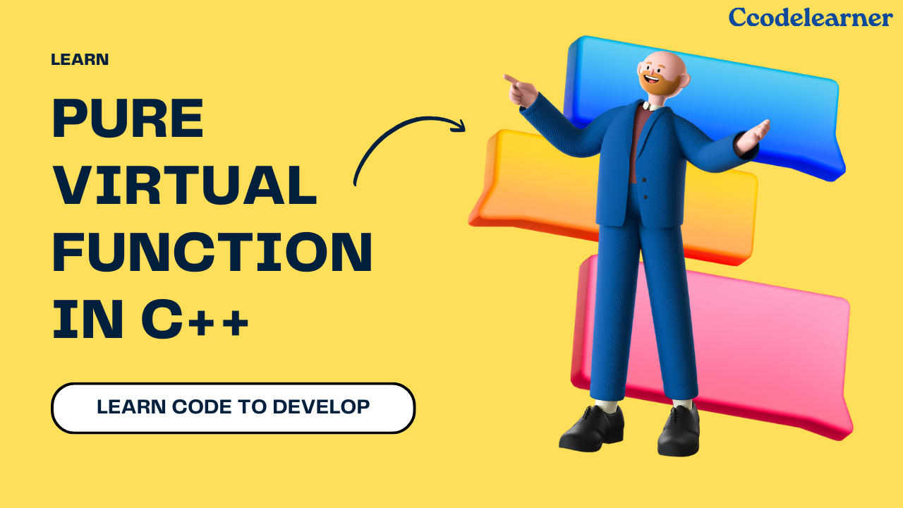 pure virtual function in c++